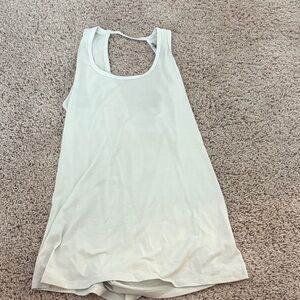 Athleta Light Green Sleeveless Tank Top